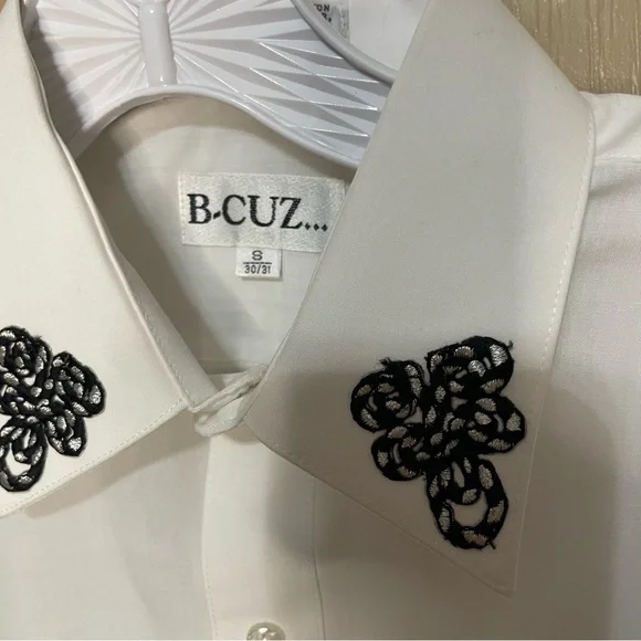 B. Cuz Vintage Button Up Zebra Safari Size S - Picture 6 of 7